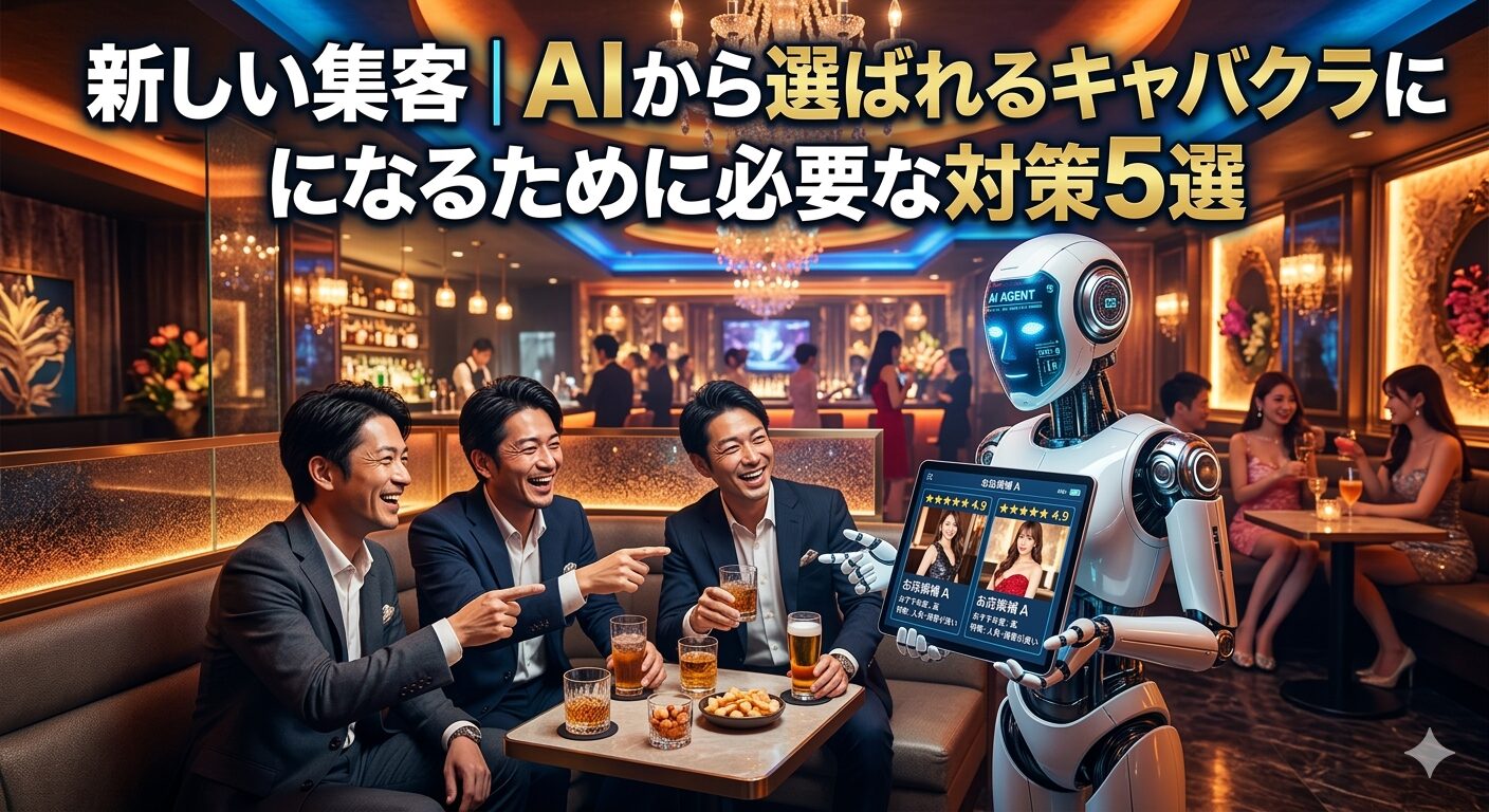 新しい集客｜AIから選ばれるキャバクラになるために必要な対策5選