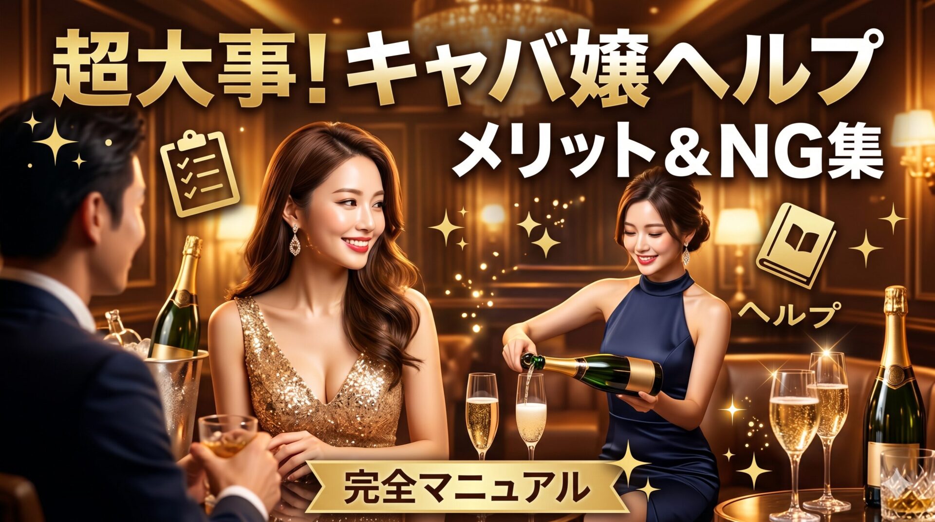 キャバ嬢ヘルプマニュアル｜ヘルプ席が超大事な理由と注意点